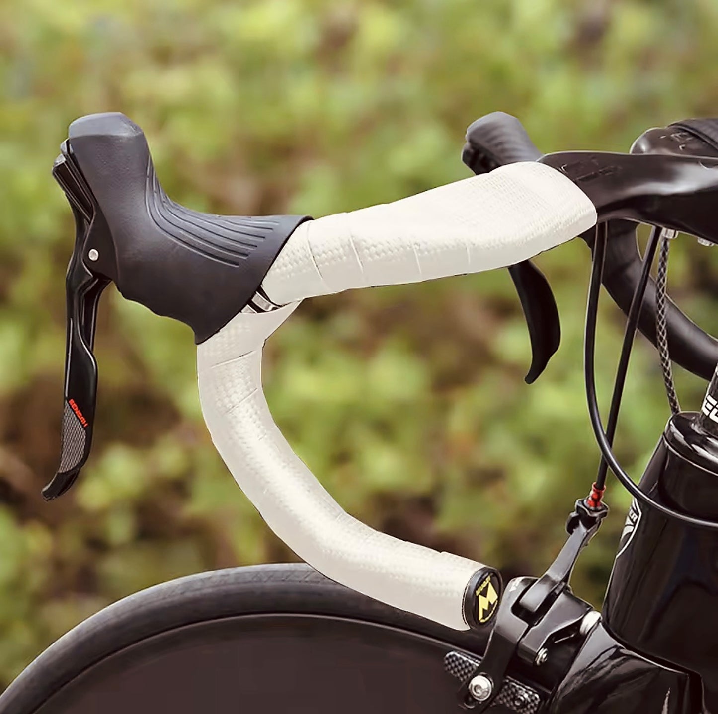 Guidoline Vélo Blanche PU EVA Anti-Vibration | Ruban Guidon Route Fixi
