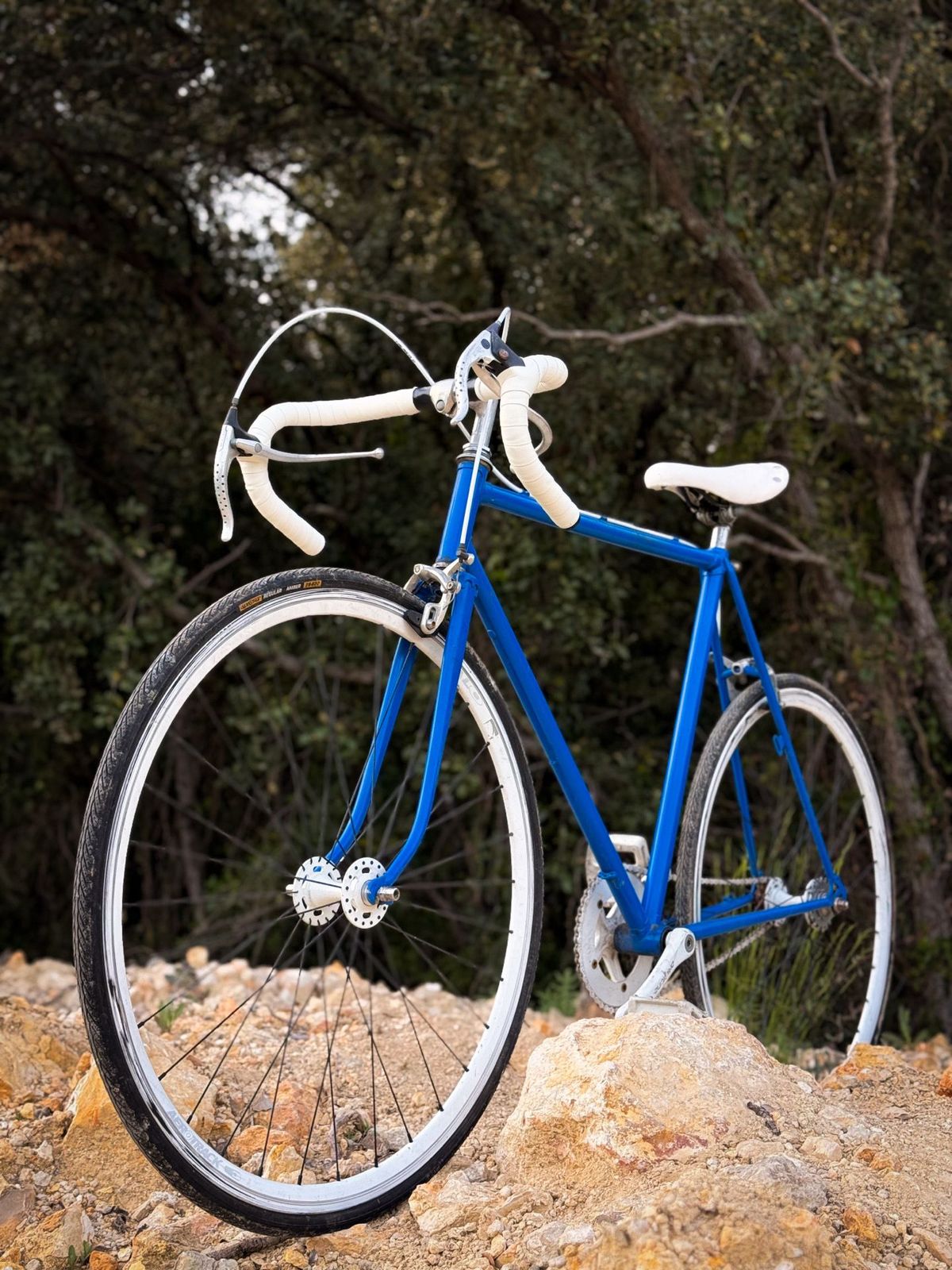 Peugeot Fixie / Single Speed Bleu – détail 2