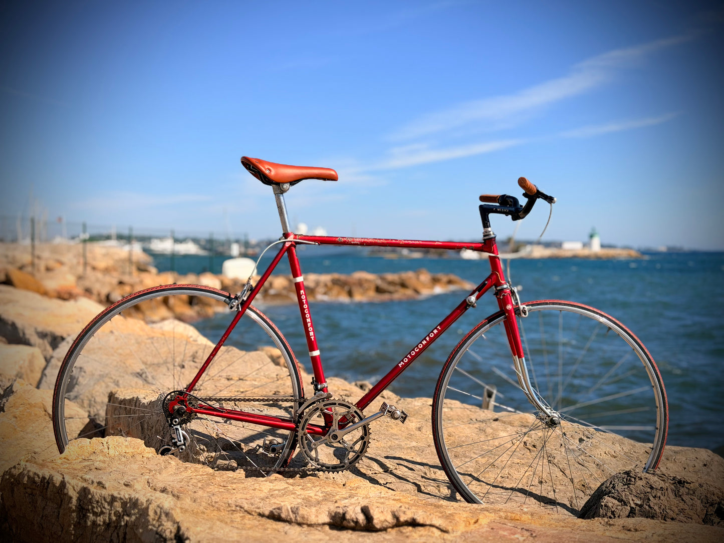 Rouge Riviera — Motobecane Flatbar Simplex Vintage